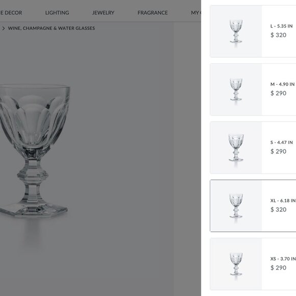 Baccarat Harcourt 1841 No 4 Wine Glass - Picture 5 of 7